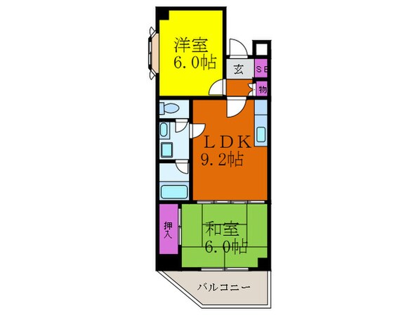 ﾘﾊﾞｰｻｲﾄﾞ10番館の物件間取画像